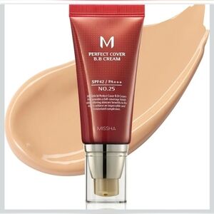 Missha M Perfect Cover BB Cream No. 25 Warm Beige, 1.69 Fl Oz, SPF *2 PK NEW*